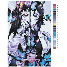 Картина по номерам BRUSHES-PAINTS Цугуко Канао Цуюри и Шинобу КочоСтолп Насекомого 40х60 Картина по номерам BRUSHES-PAINTS Цугуко Канао Цуюри и Шинобу КочоСтолп Насекомого 40х60