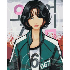 Картина по номерам «Игра в кальмара: Канг Саэ-пёк 2», squidgame005