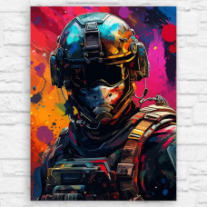 Живопись по номерам Бруталити Игра Call of duty 13562 В