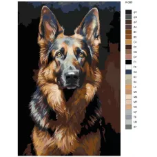 Картина по номерам BRUSHES-PAINTS Собаки R-260 40x60 см Картина по номерам BRUSHES-PAINTS Собаки R-260 40x60 см
