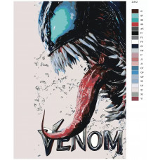 Живопись по номерам BRUSHES-PAINTS Том Харди - Веном