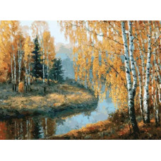 Картина по номерам Белоснежка Вот и осень пришла, 30x40