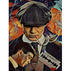 Картина по номерам Paintboy "Острые козырьки" холст на подрамнике 40х50 см, GX38450