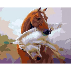 Картина по номерам Paintboy Нежные чувства, 40x50 см