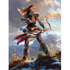 Картина по номерам Бруталити Игра Horizon Zero Dawn 8917 В 30х40 см