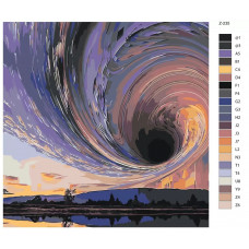 Живопись по номерам BRUSHES-PAINTS Небесная буря