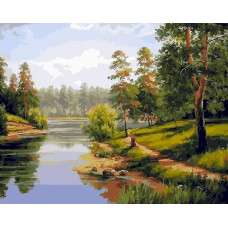 Живопись по номерам Paintboy Сосны на берегу 40x50