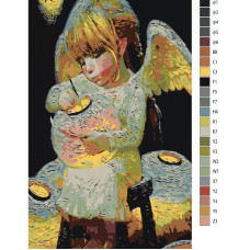 Картина по номерам BRUSHES-PAINTS Z-673