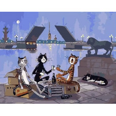Картина по номерам Paintboy Песни до рассвета, 40x50 см