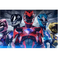 Живопись по номерам Бруталити Сериал Power Rangers 5684