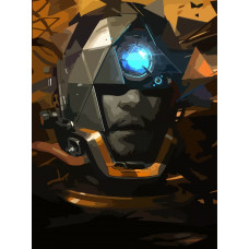 Картина по номерам Бруталити Prey астронавт 4 на холсте 40x30
