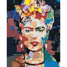 Картина по номерам Живопись по Номерам «Pop Art Поп-арт: Фрида Кало» Картина по номерам Живопись по Номерам «Pop Art Поп-арт: Фрида Кало»