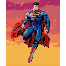 Картина по номерам Красиво Красим Superman, 40 х 50 см