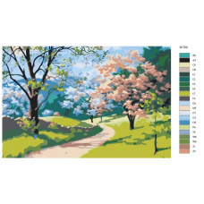Живопись по номерам BRUSHES-PAINTS Репродукция картины - Цветущая весна. Художник Артур Сарон Сарнофф Живопись по номерам BRUSHES-PAINTS Репродукция картины - Цветущая весна. Художник Артур Сарон Сарнофф