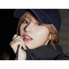 Картина по номерам Бруталити TWICE Kpop Sana 38 на холсте 40x30