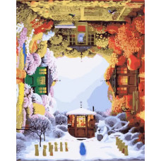 Картина по номерам Цветной Времена года, 40x50