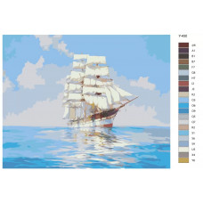 Картина по номерам BRUSHES-PAINTS Монтегю Доусон - Ожидание паруса Y430 40x50 см Картина по номерам BRUSHES-PAINTS Монтегю Доусон - Ожидание паруса Y430 40x50 см