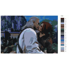 Живопись по номерам BRUSHES-PAINTS Ведьмак 3: Дикая Охота. Трисс и Геральт Живопись по номерам BRUSHES-PAINTS Ведьмак 3: Дикая Охота. Трисс и Геральт