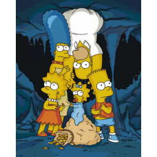 Картина по номерам Артвентура «Simpsons Симпсоны: Семья в пещере», 02ART4050SIMPS16 Картина по номерам Артвентура «Simpsons Симпсоны: Семья в пещере», 02ART4050SIMPS16