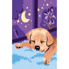 Картина по номерам Molly Спокойной ночи, 20x30