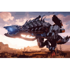 Картина по номерам Бруталити Horizon Zero Dawn 9 см