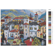 Картина по номерам BRUSHES-PAINTS Италия Тоскана - городской пейзаж V-893 40x50 см Картина по номерам BRUSHES-PAINTS Италия Тоскана - городской пейзаж V-893 40x50 см