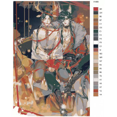 Живопись по номерам BRUSHES-PAINTS Аниме - Благословение небожителей. Чэн xуа и Лянь Се Живопись по номерам BRUSHES-PAINTS Аниме - Благословение небожителей. Чэн xуа и Лянь Се