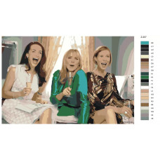 Живопись по номерам BRUSHES-PAINTS Секс в Большом городе