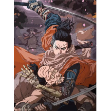 Живопись по номерам Бруталити игра Sekiro - 8187 В