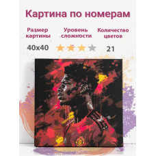 Картина по номерам Раскрасим сами Маркус Ремфорд холст на подрамнике 40х40 см Картина по номерам Раскрасим сами Маркус Ремфорд холст на подрамнике 40х40 см