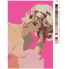 Живопись по номерам BRUSHES-PAINTS Прекрасная девушка