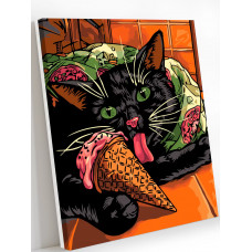 Картина по номерам Art on Canvas Десерт для котейки AC229 40х50 см