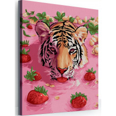 Картина по номерам Hobby Paint Пленительный тигр 40х50
