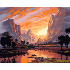 Картина по номерам Paintboy Таинственный мир, 40x50 см