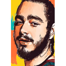 Живопись по номерам Бруталити Музыка Post Malone - 6098 В