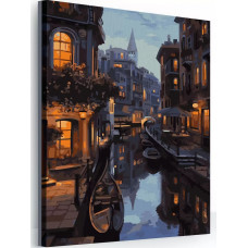 Картина по номерам Hobby Paint Тихий вечер в Венеции 40х50