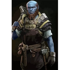 Живопись по номерам Бруталити Игра God of War Ragnarok Брок - 6225 В
