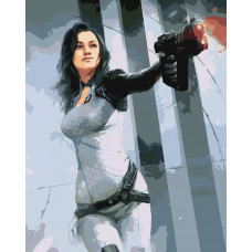 Картина по номерам Красиво Красим Mass Effect Миранда Лоусон, 90 х 100 см