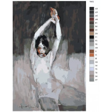 Живопись по номерам BRUSHES-PAINTS Заложница