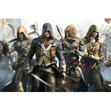 Картина по номерам на холсте Assassins Creed unity 2 Картина по номерам на холсте Assassins Creed unity 2