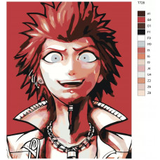 Живопись по номерам BRUSHES-PAINTS Леон Кувата. Аниме Данганронпа - Danganronpa