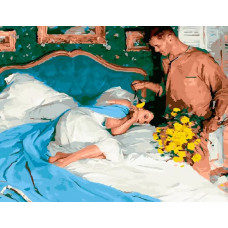 Картина по номерам Paintboy Романтическое утро, 40x50 см