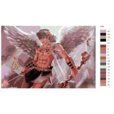 Живопись по номерам BRUSHES-PAINTS Купидон.Бог Любви