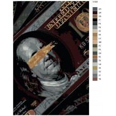 Живопись по номерам BRUSHES-PAINTS Доллар