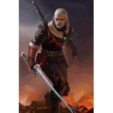 Живопись по номерам Бруталити ведьмак witcher - 2342