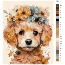 Картина по номерам BRUSHES-PAINTS Собаки R-256 60x80 см Картина по номерам BRUSHES-PAINTS Собаки R-256 60x80 см
