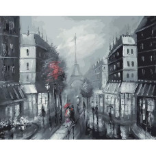 Картина по номерам Белоснежка Париж, 40x50