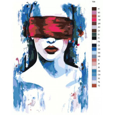 Живопись по номерам BRUSHES-PAINTS Невидящее око