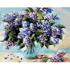 Картина по номерам Paintboy Сирень, 40x50