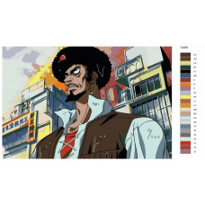 Живопись по номерам BRUSHES-PAINTS Аниме: Ковбой Бибоп (Cowboy Bebop). Абдул Хаким (Abdul Hakim)